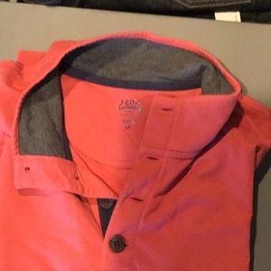IZod Collared 1/4 Button-Up Sweatshirt